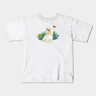 The Butterfly and the Havanese Kids T-Shirt